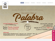 Tablet Screenshot of filadelfiacentral.com